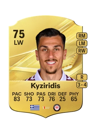 Kyziridis - 75 - Rare EA FC 27 card