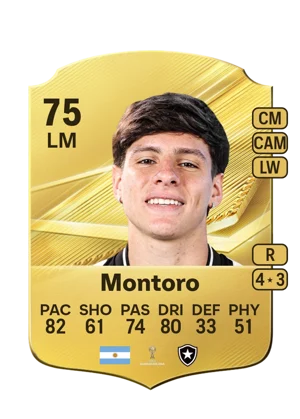Montoro - 75 - Rare EA FC 27 card
