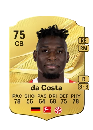 da Costa - 75 - Rare EA FC 27 card