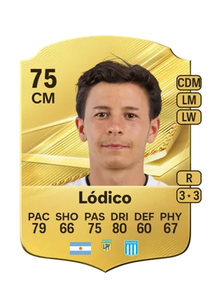 Lódico - 75 - Rare EA FC 27 card