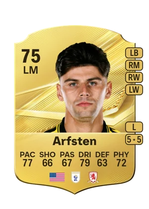 Arfsten - 75 - Rare EA FC 27 card