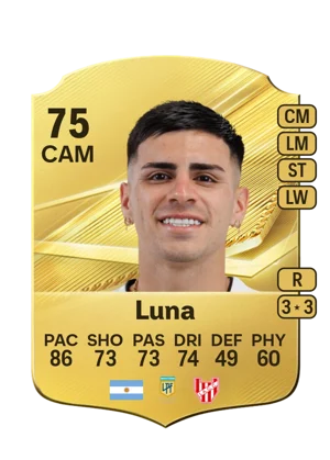 Luna - 75 - Rare EA FC 27 card