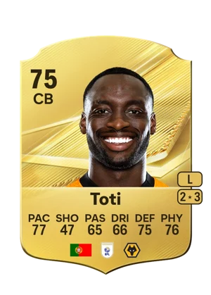 Toti - 75 - Rare EA FC 27 card