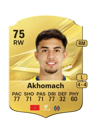Akhomach - 75 - Rare EA FC 27 card