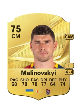 Malinovskyi - 75 - Rare EA FC 27 card