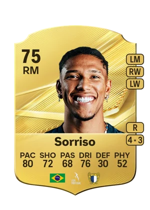 Sorriso - 75 - Rare EA FC 27 card