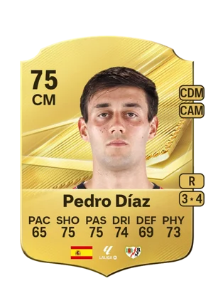 Pedro Díaz - 75 - Rare EA FC 27 card