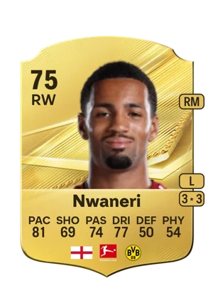 Nwaneri - 75 - Rare EA FC 27 card