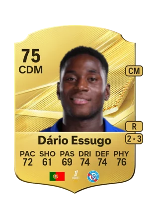 Dário Essugo - 75 - Rare EA FC 27 card