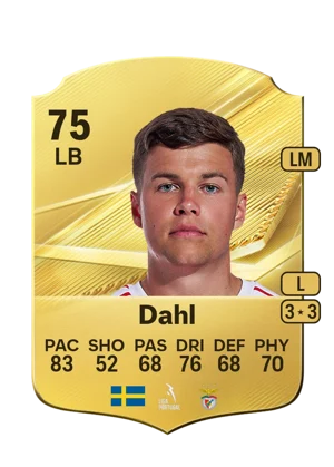 Dahl - 75 - Rare EA FC 27 card