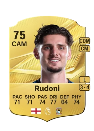 Rudoni - 75 - Rare EA FC 27 card