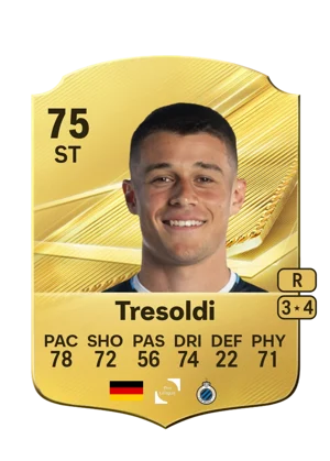 Tresoldi - 75 - Rare EA FC 27 card