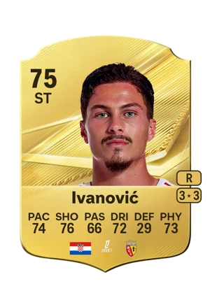 Ivanović - 75 - Rare EA FC 27 card