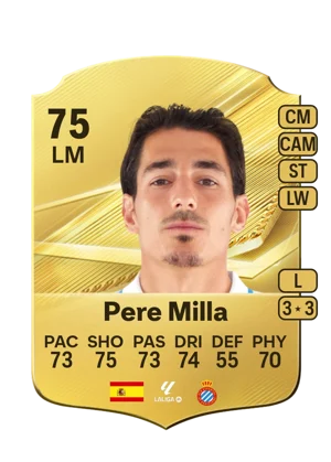 Pere Milla - 75 - Rare EA FC 27 card