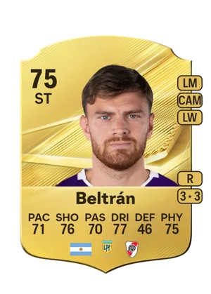 Beltrán - 75 - Rare EA FC 27 card