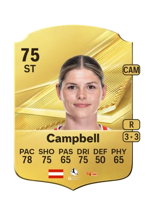 Campbell - 75 - Rare EA FC 27 card
