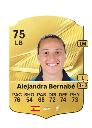 Alejandra Bernabé - 75 - Rare EA FC 27 card