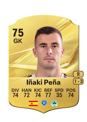 Iñaki Peña - 75 - Rare EA FC 27 card