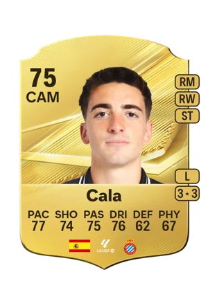 Cala - 75 - Rare EA FC 27 card