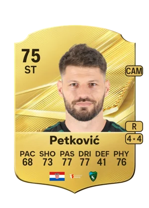Petković - 75 - Rare EA FC 27 card