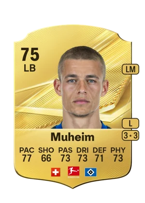 Muheim - 75 - Rare EA FC 27 card