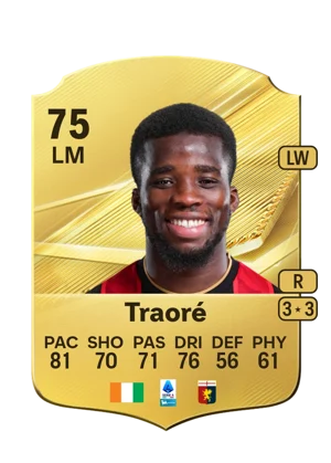 Traoré - 75 - Rare EA FC 27 card