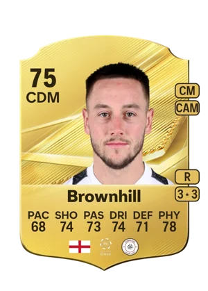 Brownhill - 75 - Rare EA FC 27 card
