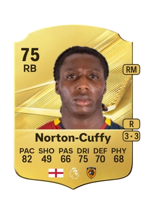 Norton-Cuffy - 75 - Rare EA FC 27 card