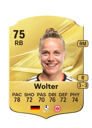 Wolter - 75 - Rare EA FC 27 card