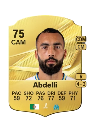 Abdelli - 75 - Rare EA FC 27 card