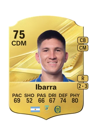 Ibarra - 75 - Rare EA FC 27 card