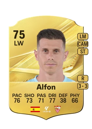 Alfon - 75 - Rare EA FC 27 card