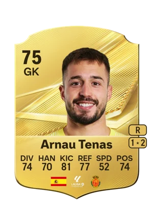 Arnau Tenas - 75 - Rare EA FC 27 card