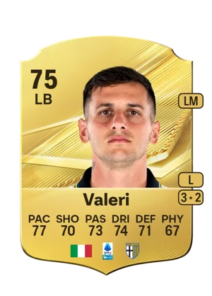 Valeri - 75 - Rare EA FC 27 card