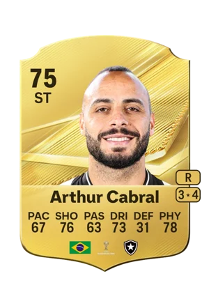 Arthur Cabral - 75 - Rare EA FC 27 card