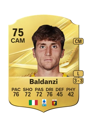Baldanzi - 75 - Rare EA FC 27 card