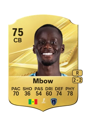 Mbow - 75 - Rare EA FC 27 card