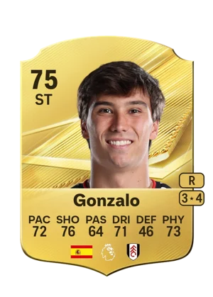 Gonzalo - 75 - Rare EA FC 27 card
