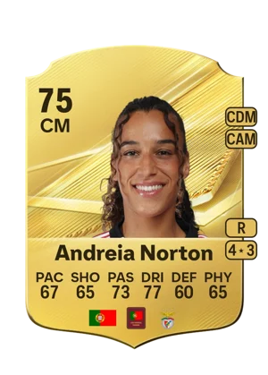 Andreia Norton - 75 - Rare EA FC 27 card