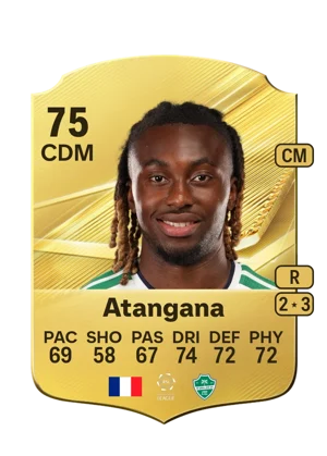Atangana - 75 - Rare EA FC 27 card