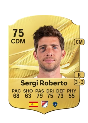 Sergi Roberto - 75 - Rare EA FC 27 card