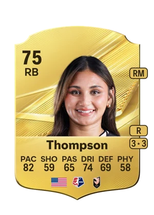 Thompson - 75 - Rare EA FC 27 card