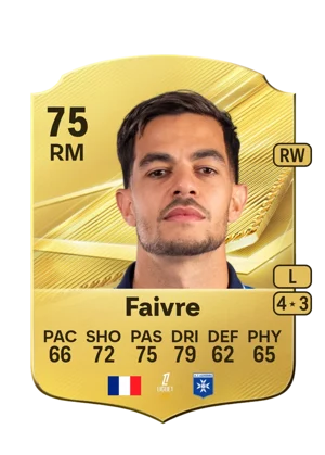Faivre - 75 - Rare EA FC 27 card