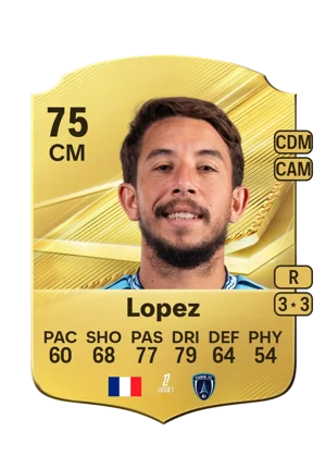 Lopez - 75 - Rare EA FC 27 card