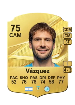 Vázquez - 75 - Rare EA FC 27 card