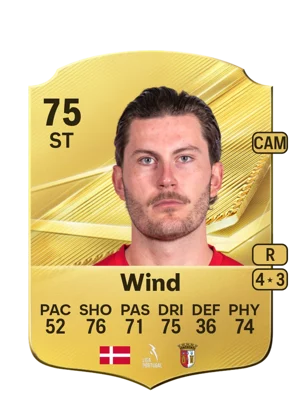 Wind - 75 - Rare EA FC 27 card