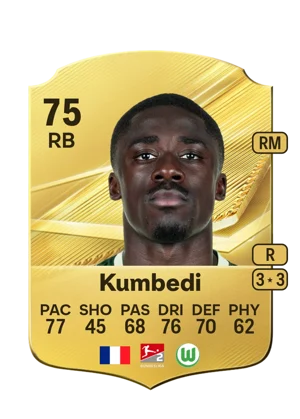 Kumbedi - 75 - Rare EA FC 27 card