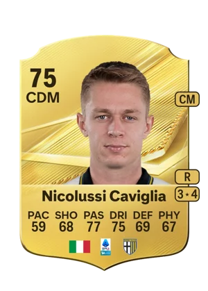 Nicolussi Caviglia - 75 - Rare EA FC 27 card