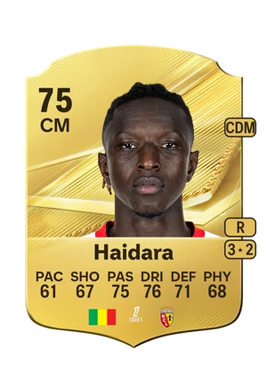 Haidara - 75 - Rare EA FC 27 card