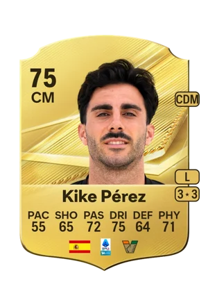 Kike Pérez - 75 - Rare EA FC 27 card